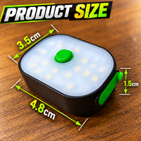 Lampe torche rechargeable USB, haute luminosité, LED super brillante, lampe de travail, indice de protection IP44, clip, promenade du chien, réparation automobile, camping d'urgence