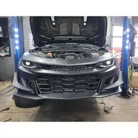 2 PCS Car Bumper Corner Side Splitter Canards Dive Planes Pour Chevrolet Camaro 2016-2023 AMPP Bumper Bodykit PP 1LE Style