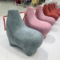 Fauteuil individuel pour salon, chambre, balcon, réunion, détente, mobilier de villa