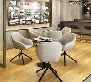 China Factory Modern Restaurant <strong>Canteen</strong> Cafe Coffee Shop Furniture <strong>Tables</strong> and Chairs Set - Product Image 5