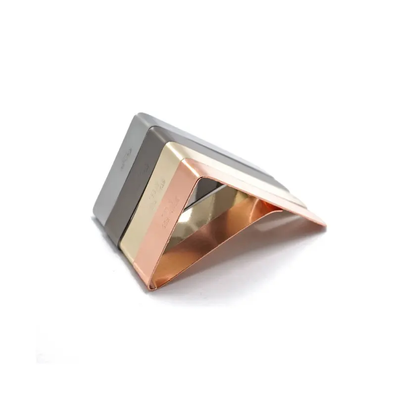 4 Warna Rose Gold Stainless Steel Taplak Meja Klip Meja Klem untuk Piknik Tenda Pernikahan Pesta Kelulusan