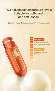 24-Hour Long Lasting <b>Electric</b> Heated Mini Eyelash Curler Flexible Silicone <b>Pad</b> for Women - Product Image 2