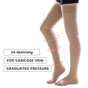 Bas de contention médicaux - Bas de compression graduée 20-30 mmHg <span class=keywords><strong>pour</strong></span> femmes/hommes - Compression graduée <span class=keywords><strong>pour</strong></span> prévenir <span class=keywords><strong>l</strong></span>'embolie et soulager la douleur - Product Image 3