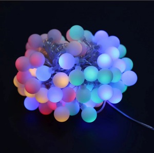 <span class=keywords><strong>Guirlande</strong></span> lumineuse LED à boules à changement de couleur progressif, double couleur, pour mariage, fête, chambre, jardin, blanc chaud, RGB, décoration - Product Image 3