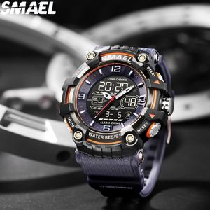 Relojes Digitales para Hombre, Reloj Digital de Plástico Resistente al Agua con Cronómetro, Último Modelo SMAEL 8089, Relojes Multifuncionales - Product Image 1