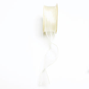 Ruban en stock du fabricant, vente en gros, ruban en satin à queue de poisson, ruban en gaze de neige, matériaux d'emballage pour bouquets de fleurs, nœuds en maille ondulée - Product Image 6