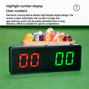 Marcador Electrónico LED Portátil para Billar, Mesas de <span class=keywords><strong>Snooker</strong></span>, Números Digitales Brillantes, Control Remoto Inalámbrico, Fácil Instalación - Product Image 3