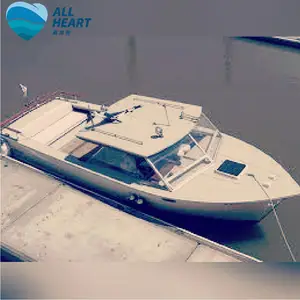 Perahu Pancing dengan C Semua Pusat Las Aluminium, Perahu Pancing Kabin Aluminium Perahu Cruiser 12V Keran Yacht 33ft