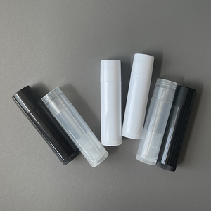 Lip Balm <span class=keywords><strong>container</strong></span> 5ml nhựa trắng đen rõ ràng rỗng rắn Nước hoa dính Chapstick ống gió lên vòng Lip Balm ống 5g 0.15oz - Product Image 5