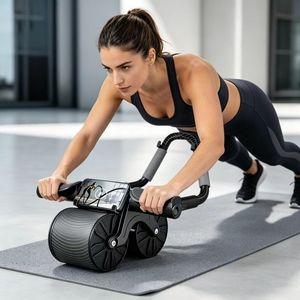 Roue abdominale intelligente FRS avec compteur automatique et support coudes, entraîneur de gainage pour la maison et la salle de sport - Product Image 3