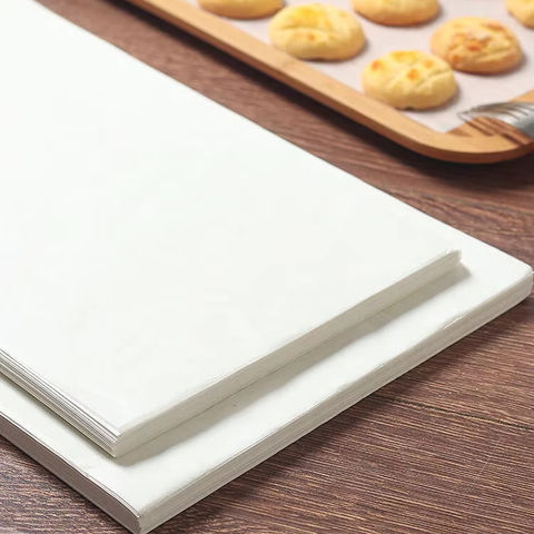 Parchment Newspaper Style Non-Stick Baking Paper Coated Food Wrap for Baking Cake Pizza Sandwich Offset Printing Compatible