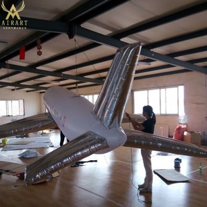 Jouet d'<span class=keywords><strong>avion</strong></span> gonflable personnalisé: grand modèle d'<span class=keywords><strong>avion</strong></span> suspendu avec logo - Product Image 5