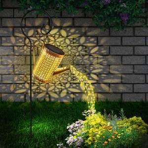 Lumière chaude de arrosoir de vente avec le support de crochet pour les lumières solaires de jardin de vacances de paysage extérieur - Product Image 2