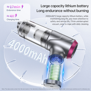 Aspirapolvere Portatile 145 Motor 5500PA 4000mAh 4-in-1 Soffiante e Aspirante, Svuotamento con un Tasto, Ricarica Type-C, 18 Minuti di Autonomia, Ordine all'Ingrosso - Product Image 4
