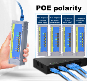 Инструменты для тестирования сетей 9Network от производителя: тестер сетевых кабелей i-POOK PK650A по выгодной цене - Product Image 6
