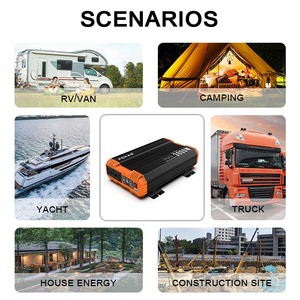 <span class=keywords><strong>FCHAO</strong></span> Pure Sine Wave อินเวอร์เตอร์3000W,อินเวอร์เตอร์พลังงานแสงอาทิตย์6000วัตต์แปลง DC เป็น AC Car Inverter พร้อม2 AC Socket จอ LCD - Product Image 5