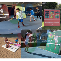 Mur de rebond pour sports de raquette pour pickleball, padel, squash, racquetball, tennis de table