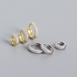<span class=keywords><strong>Orecchini</strong></span> alla Moda in <span class=keywords><strong>Argento</strong></span> Sterling 925, <span class=keywords><strong>Orecchini</strong></span> <span class=keywords><strong>a</strong></span> <span class=keywords><strong>Cerchio</strong></span> Placcati Oro 18K con <span class=keywords><strong>Piccoli</strong></span> Diamanti per Donne - Product Image 1