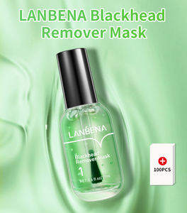 <span class=keywords><strong>LANBENA</strong></span>-Eliminador de espinillas de té verde, mascarilla de limpieza profunda, tiras de poros para la nariz, para reducir los poros, cuidado facial - Product Image 2
