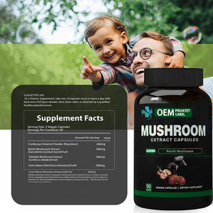 <span class=keywords><strong>Ganoderma</strong></span> <span class=keywords><strong>Lucidum</strong></span> Reishi Extrato Cápsulas 500mg Cogumelo Reishi Cápsulas - Product Image 2