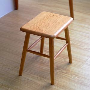 Tabouret de coiffeuse <span class=keywords><strong>carré</strong></span> moderne et minimaliste avec pieds coniques pour chambre et dressing - Product Image 1
