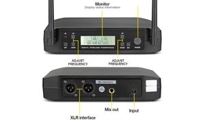Hot Selling Professional Collar Dynamic <b>Microphone</b> <b>Wireless</b> Portable Handheld Metal Mic Dynamic Cordless Mic for Communication - Product Image 5