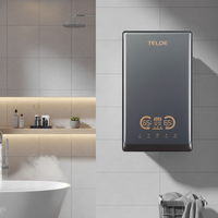 Chauffe-eau électrique sans réservoir, commande tactile, écran LED, chauffe-eau instantané, température constante, montage mural, plastique ABS pour la maison