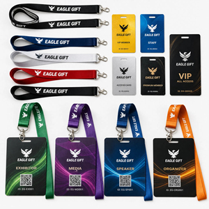 High Quality Eco-friendly Durable <b>Polyester</b> <b>Lanyards</b> Wholesale Custom Logo Screen Printing Card - Product Image 6