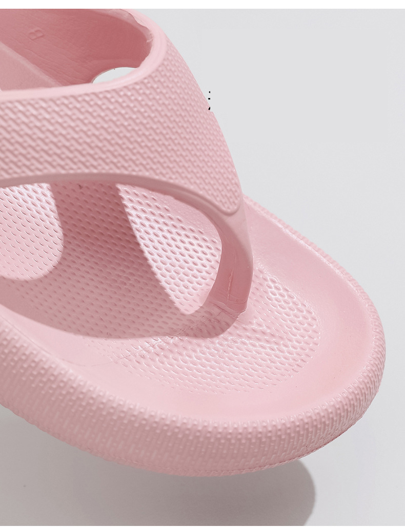 New Clip-on Filp-flops Slippers Non-slip Casual Flat Shoes Soft Soled Bathroom Shoes Couples Filpflops