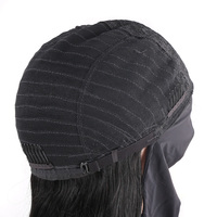 Perruques brésiliennes lisses 100% sans colle, bandeau de cheveux humains pour femmes noires, pas cher