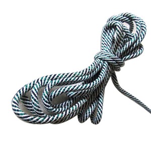 <span class=keywords><strong>RH24</strong></span> Fabricant Fourniture Cordon de 5mm Cordon de serrage Noir et Blanc et Kaki Cordon de traction tressé mixte - Product Image 6