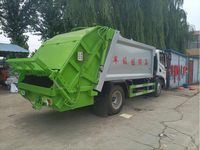 Camion à ordures Dongfeng robuste, compacteur 4x2 à rapport de compression 1 à 3, chargeur arrière, anti-fuite, fonctionnement stable