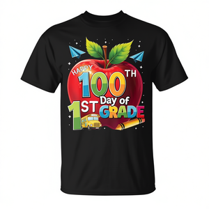 Celebrazione dei 100 giorni di scuola! Maglietta per insegnanti di prima elementare per il 100° giorno di scuola - Product Image 2