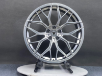 Jantes en alliage d'aluminium forgé multi-rayons R80 de luxe chromées de 18, 19, 20, 21, 22 pouces, 5x112, 5x120, 5x114.3, 5x130