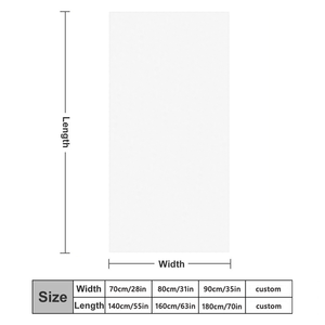 Toallas de playa de microfibra personalizadas de secado rápido, tipo albornoz deportivo, tejido cuadrado, para verano y natación, con maqueta gratuita y MOQ bajo - Product Image 3