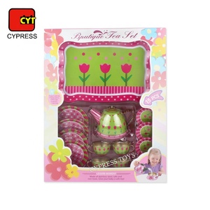 Jeu <span class=keywords><strong>de</strong></span> rôle <span class=keywords><strong>de</strong></span> <span class=keywords><strong>cuisine</strong></span>, jeu <span class=keywords><strong>de</strong></span> thé en métal étamé, jouet sûr pour les enfants, jouets pour enfants, jeu <span class=keywords><strong>de</strong></span> thé - Product Image 6