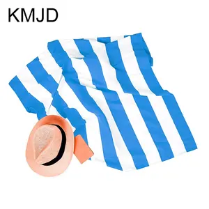 Striped UltraFiber Shoreline Bliss Towel:Microfiber Striped Beach Towel Essential For Ultimate Comfort And Style