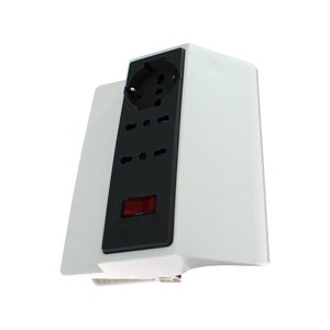 Multipresa da Tavolo con Morsetto 10A con 2 Prese Bidirezionali 10/16A Cavo 3X1mm Lunghezza 2M Interruttore Incluso Presa Schuko Inclusa - Product Image 2