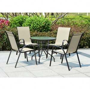 Table <span class=keywords><strong>de</strong></span> chaise <span class=keywords><strong>de</strong></span> salle à manger <span class=keywords><strong>de</strong></span> haute qualité meubles d'extérieur <span class=keywords><strong>de</strong></span> patio <span class=keywords><strong>de</strong></span> <span class=keywords><strong>jardin</strong></span> ensemble <span class=keywords><strong>de</strong></span> tables et chaises empilables en maille d'extérieur - Product Image 1