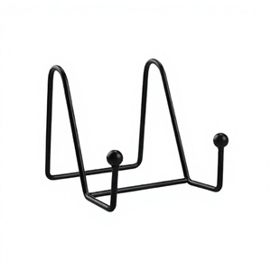 Support à ustensiles de cuisine noir en fer de qualité supérieure, support à assiettes de taille personnalisée pour usage domestique et hôtelier - Product Image 1