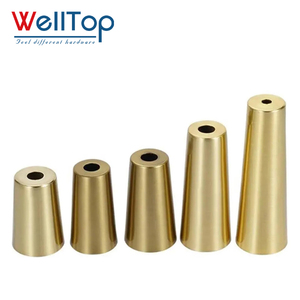 WELLTOP Vente Chaude Accessoires <span class=keywords><strong>de</strong></span> Meubles Quincaillerie Couvercles <span class=keywords><strong>de</strong></span> Pieds <span class=keywords><strong>de</strong></span> Meubles en Cuivre Capuchons <span class=keywords><strong>de</strong></span> <span class=keywords><strong>Protection</strong></span> en Laiton pour Table <span class=keywords><strong>Chaise</strong></span> Canapé - Product Image 3