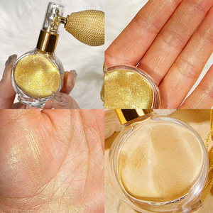 Polvo Iluminador Mineral Personalizado MLM, Spray de Polvo Brillante de Alto Brillo, Polvo Suelto para Rostro y Cuerpo - Product Image 3