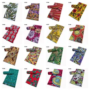 Ankara African Wax Fabrics 6 Yards Prints 100% Cotton Wax fabric 6 yards africa wax print fabric african batik