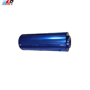 BJR Performance New High Quality Universal Billet Aluminum 3/4-16UNF 70mm AN8 30 Micron High Flow <strong>Line</strong> <strong>Fuel</strong> Oil <strong>Filter</strong> for - Product Image 3