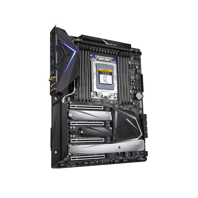 GYGABYTE TRX40 AORUS MASTER Motherboard STRX4 Direct 16+3 Phase VRM/Fins-Array Heatsink/Gen 4 AIC with 4 extra M.2/ XL-ATX MBD