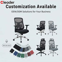 Chaise de bureau ergonomique moderne et confortable, chaise de direction grise entièrement en mesh pour bureau, Sillas De Oficina Reclinechair