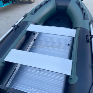 Bateau pneumatique populaire de 2,7 m, 2,9 m, 3 m, 0,9 mm ou 1,2 mm en PVC, pour 1 à 4 personnes, avec plancher en aluminium - Product Image 4