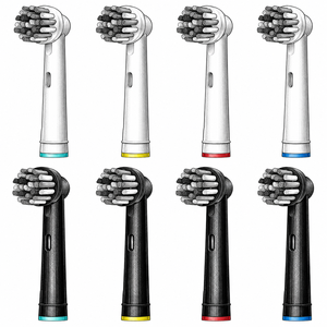 Têtes de brosse à dents électriques à poils souples, recharges de brosses de nettoyage de remplacement pour l'hygiène bucco-dentaire quotidienne, fourniture OEM personnalisée - Product Image 2