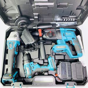 Sets of 3pcs Power Tools Lithium Brushless Hammer <b>Angle</b> Cordless Drill <b>Screwdriver</b> Combination Tool Set CMZ01 - Product Image 6