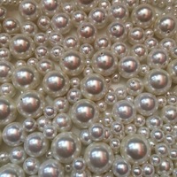 Perles artificielles blanches de haute qualité 3A, en vrac, de 8 mm, 9 mm et 10 mm, idéales pour la création de bijoux en perles abordables.